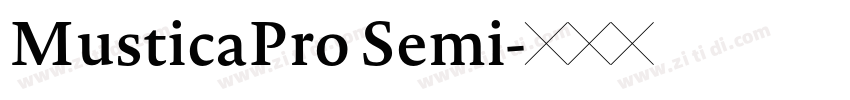 MusticaPro Semi字体转换
